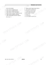 bomag-bw-to-pdh-3-single-drum-roller-operator-manual-008-157-08-controls-21.webp Bomag BW 145 D-3, BW 145 DH-3, BW 145 PDH-3, DH-3, PDH-3 list of operator indicators and controls numbered 1 through 15.