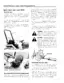 Ford 1520 operator manual page showing seat, seat belt, ROPS adjustment procedures, and drawbar safety warnings.