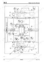 c2ebd7f7-b-exploded-view-568 Bomag BW 154 AD-4 AM exploded view diagram of the AD-drum repair assembly showing component parts, torque specs, and clearances.