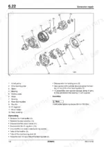 c7c3adb3-b-exploded-view-128 Bomag BW 80 AD-2, BW 90 AD-2, BW 100 ADM-2, BW 90 AC-2, BW 80 ADS generator exploded view, parts list, and repair procedures.