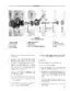 Ford 755, 755A, 755B exploded view of oil pump components, disassembly, and assembly procedures with numbered parts list.