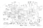 case-1080-1080b-crawler-excavator-service-manual-wiring-schematic-1590.webp Case 1080, 1080B electrical wiring schematic showing cab, console, and engine harness connections, switches, and gauges.