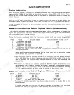 case-310g-350-crawler-service-manual-9-99772-procedures-9.webp Case 310G, 350 engine run-in instructions, break-in procedures with and without a dynamometer, and lubrication steps.