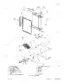 Case 410, 420, 420CT exploded view of radiator mounting system, including fan, shroud, hoses, and oil cooler components.