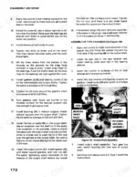case-5550-cruz-crane-service-manual-s406249-procedures-174.webp Case 5550 Cruz - Crane gearbox disassembly and Type 2 assembly procedures with output shaft assembly diagram.