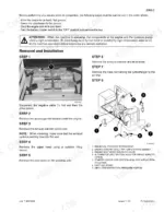 case-588-crawler-and-wheeled-hydraulic-excavators-service-manual-cre-7-80963gb-procedures-49.webp Case 588 service manual page showing engine component removal procedures, battery disconnection, and alternator and starter motor diagrams.