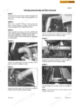 case-721e-wheel-loader-service-manual-87551874a-troubleshooting-62.webp Case 721E troubleshooting guide for after cooler, including pressure test steps and flex hose inspection procedures.