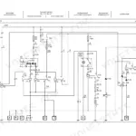 Case 788 and 988 electrical ladder schematic with battery master switch, relays and fuse rails