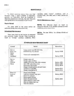 case-880r-excavator-service-manual-9-67074-maintenance-24.webp Case 880R maintenance manual page showing the scheduled maintenance chart for run-in periods and daily service intervals.