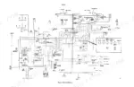 case-880r-excavator-service-manual-9-67074-wiring-647.webp Case 880R electrical schematic showing wiring for lights, gauges, starter, outriggers, and engine sending units.