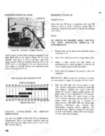 case-980-excavator-service-manual-9-73476-procedures-23.webp Case 980 service manual page showing engine oil level check, oil change procedures, and SAE oil viscosity temperature chart.