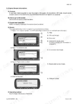 case-cx135sr-crawler-excavator-service-manual-sm135srtoc-0en-hydraulic-127-5.webp Case CX135SR engine screen information, ECM injector QR code, Q resistance, and serial number display procedures.