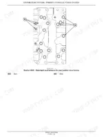 case-cx225sr-crawler-excavator-repair-manual-9-40691-error-codes-54.webp Case CX225SR hydraulic control valve block seal diagram, Section M-M showing seal locations 65 and 66.