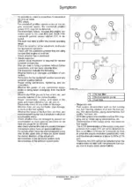 case-cx350c-crawler-excavator-repair-manual-electrical-trouble-diagnosis-618.webp Case CX350C fuel system troubleshooting guide, showing pre-filter, electromagnetic pump, and fuel filter diagrams.