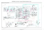 case-cx350c-crawler-excavator-repair-manual-hydraulic-schematic-1545.webp Case CX350C hydraulic system diagram showing the straight travel circuit with HBCV and component flow paths.