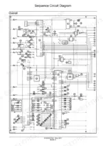 case-cx350c-crawler-excavator-repair-manual-wiring-schematic-726.webp Case CX350C overall sequence circuit wiring diagram showing electrical components, connectors, and system signal paths.