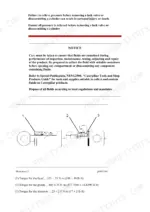 caterpillar-216b-226b-232b-242b-skid-steer-loader-repair-manual-hydraulic-cylinders-2600.webp Hydraulic cylinder rebuild page giving the assembly torques, 325 +/- 25 N.m (240 +/- 18 lb ft) for the head and 485 +/- 25 N.m for the piston, with the sectional illustration