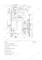 caterpillar-232b2-repair-manual-sch02475-up-skid-steer-loader-hydraulic-schematic-2240-1.webp Hydraulic schematic single speed circuit diagram showing tilt cylinder groups, accumulator, oil cooler and tank