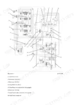 caterpillar-279c-mbt00001-up-repair-manual-compact-track-loader-hydraulic-schematic-1162-1.webp Caterpillar 279C hydraulic system schematic with 24 numbered circuit positions and legend