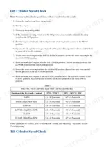 caterpillar-287c-mas00001-up-repair-manual-multi-terrain-loader-specifications-1751-2.webp Lift cylinder cycle time table with separate 277C and 287C family columns plus High Flow XPS rows