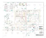 Caterpillar 314D CR interactive hydraulic system schematic in colour, with each component labelled by its own factory part number, a colour key separating the right and left main pump output, pilot output, travel speed control, supply, drain and return, powershift, attachment, travel and swing motor control and the cylinder control circuits, and a line-pattern legend for pressure, pilot, drain, attachment and air lines