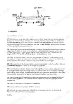 Top view of boom and frame showing support pin installation and clearance measurement, Caterpillar E240B EL240B