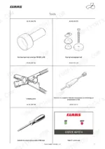 claas-axion-to-850-tractor-technical-manual-00-11-362-650-exploded-view-13.webp Claas Axion 810-850 service manual page showing specialized tools: axle seal press, bearing bushing tool, crimping pliers, and extractors.
