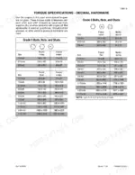 cnh-w110-w130-wheel-loader-service-manual-6-81160-torque-9-1.webp New Holland W110, W130 torque specifications table for decimal hardware, Grade 5 and Grade 8 bolts, nuts, and studs in inch and metric.