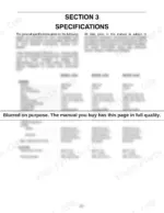 d1b43b5a-b-specs-133 New Holland 345D, 445D, 545D engine and clutch specifications table including bore, stroke, displacement, and RPM data.