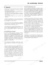 d4637327-b-operations-2077 Massey Ferguson 5425-5475 SA manual page explaining air conditioning general principles and the refrigeration cycle.