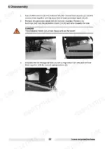 d601b67d-b-procedures-24 Wacker Neuson DPU 100-70Le, DPU 100-70Les disassembly procedure for protective hoods and frame components.
