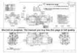 d7d55a0c-b-hydraulic-209 Link-belt 3900Q hydraulic pump outline diagram, port size table, mounting notes, and involute spline specifications.