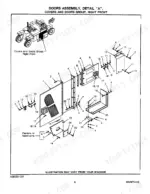 Cmi Corporation RS-650 exploded view of right front covers and doors assembly with numbered hardware components.