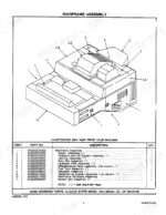 Cmi Corporation RS-650 Mainframe Assembly exploded view diagram and parts list with item numbers and descriptions.