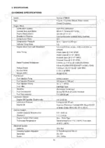 daewoo-solar-010-hydraulic-excavator-shop-manual-2022-7153e-specs-19.webp Daewoo SOLAR 010 Yanmar 2TNE68 engine specifications table including fuel, lubrication, cooling, and electrical system data.