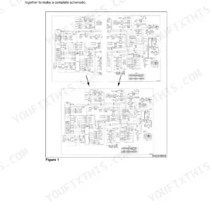 Daewoo Solar 220LL, Solar 290LL electrical schematic diagram showing system wiring connections and components.