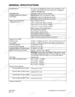daewoo-solar-255lc-v-track-excavator-shop-manual-023-00057e-specs-58.webp Daewoo Solar 255LC-V general specifications table including shipping weight, component weights, digging forces, and ground pressure.