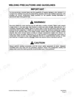 daewoo-solar-300lc-v-track-excavator-shop-manual-023-00043e-procedures-75.webp Daewoo Solar 300LC-V welding precautions and safety guidelines for structural repairs and maintenance procedures.