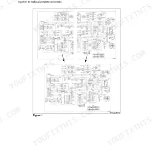 Daewoo Solar 300LC-V electrical schematic diagram showing system wiring connections and component layout for the excavator.