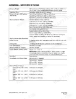 daewoo-solar-330lc-v-track-excavator-shop-manual-2023-7135ae-specs-41.webp Daewoo Solar 330LC-V general specifications table including weights, component mass, digging forces, and ground pressure ratings.