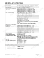 daewoo-solar-450lc-v-track-excavator-shop-manual-023-00037e-specs-41.webp Daewoo Solar 450LC-V general specifications table listing shipping weights, component weights, digging forces, and ground pressure.