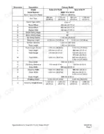 daewoo-solar-to-018-vt-track-excavator-shop-manual-k1000237e-specs-41.webp Daewoo Solar 015 PLUS, Solar 018-VT technical specification table listing dimensions for boom, tracks, and shipping measurements.