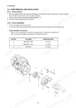 daewoo-solar-to-035-excavator-shop-manual-023-00046e-procedures-58.webp Daewoo Solar 030 Plus, Solar 035, 035 main pump removal and installation procedure with torque specs and exploded view.