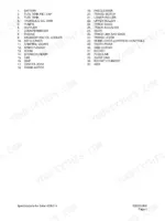 daewoo-solar-to-470lc-v-track-excavator-shop-manual-s0102000-parts-list-28.webp Daewoo Solar 420LC-V manual page listing 35 numbered excavator components from battery to arm.