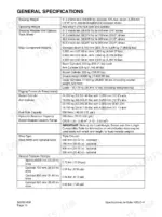 daewoo-solar-to-470lc-v-track-excavator-shop-manual-s0102000-specs-33.webp Daewoo Solar 420LC-V general specifications table showing weights, digging forces, capacities, and ground pressure.