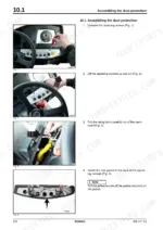 de851814-b-dust-protection-and-gasket-kits-216 Bomag BW 211/212/213 D-40 service manual — dust protection and gasket kits: step photos removing the console and fitting a new gasket