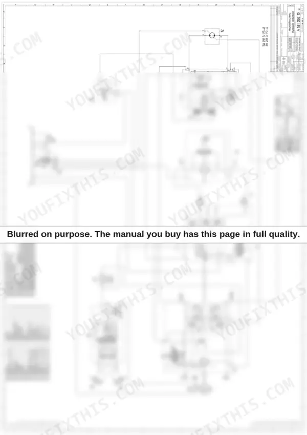 Bomag BW 211 D-40, BW 212 D-40, BW 213 D-40, BW 211 PD-40, BW 212 PD-40, BW 213 PD-40 hydraulic schematic diagram with component list.