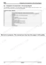 de851814-b3-wiring-130 Bomag BW 211/212/213 D-40 service manual — electrics: wiring diagram component designation table listing codes A through Y