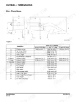 doosan-dx140lc-5-shop-manual-950106-01141e-dimensions-86-1.webp Dimension table with tail swing radius, undercarriage width and shipping figures