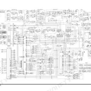 Doosan DX140LC, DX180LC, DX225LC, DX225NLC, DX255LC, DX300LC, DX340LC electrical schematic wiring diagram for engine and cabin systems.